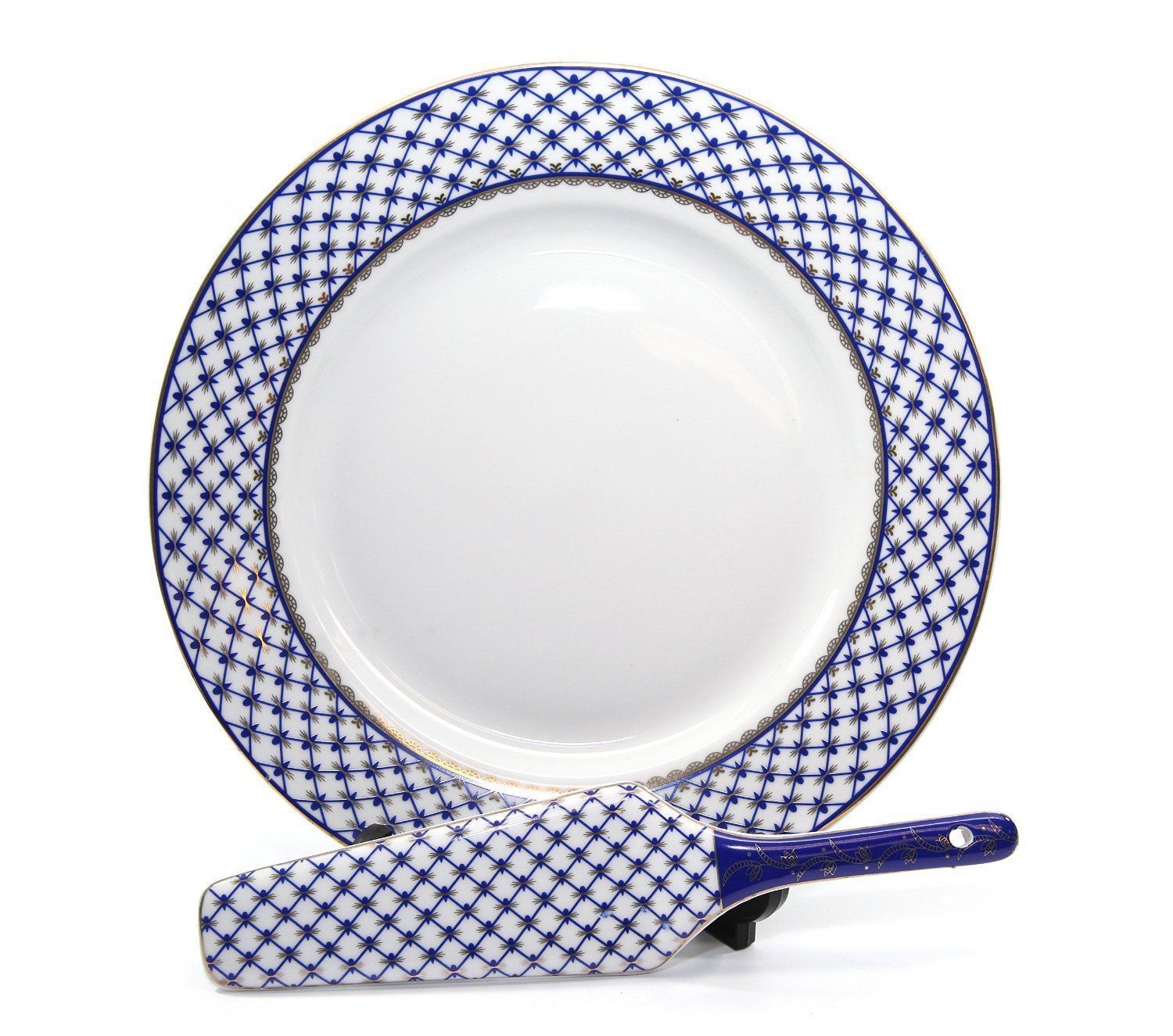 Cobalt Blue Net 2-pc Cake Set, Saint Petersburg 