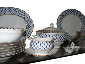 Dinner Set Cobalt Net 