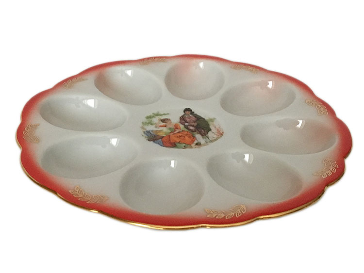 Madonna Original Red-Ruby Eggs Plate