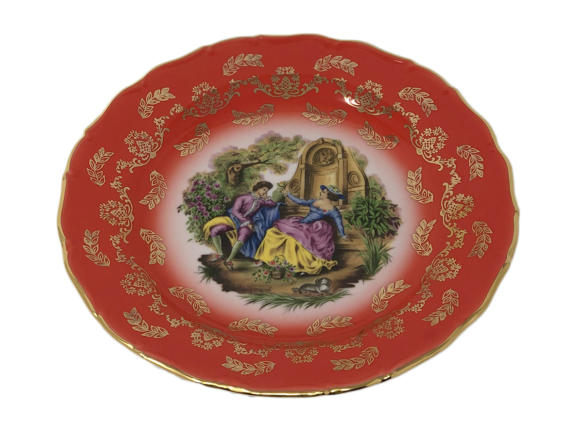 Madonna Original Red / Ruby Plate Salad 19cm / 7.5 "