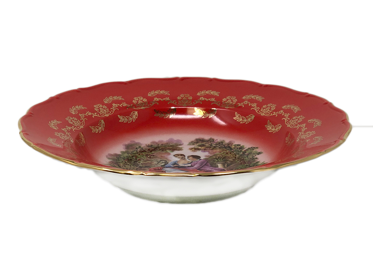Madonna Original Red / Ruby Plate Soup 24cm / 9.5"