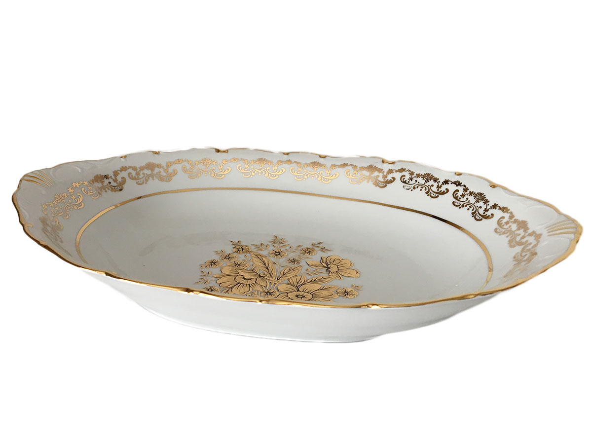 Golden Flower Bread Basket