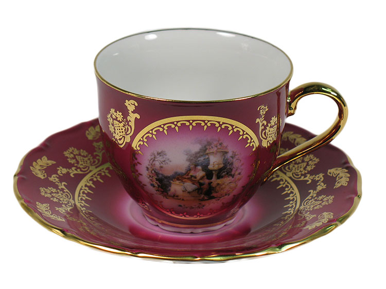 Madonna Cherry Romeo & Juliet Cups & Saucers