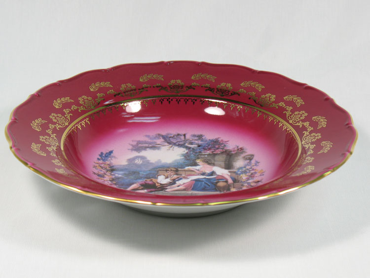 Madonna Cherry Romeo & Juliet Soup Plate