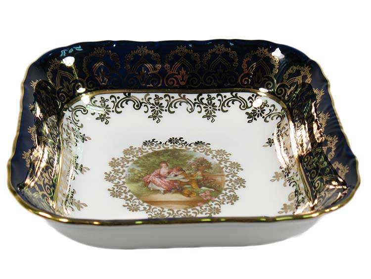 Madonna Cobalt Romeo & Juliet Dish Rectangular 16 cm