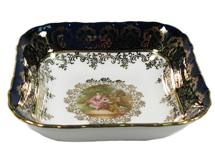 Madonna Cobalt Romeo & Juliet Dish Rectangular 19 cm
