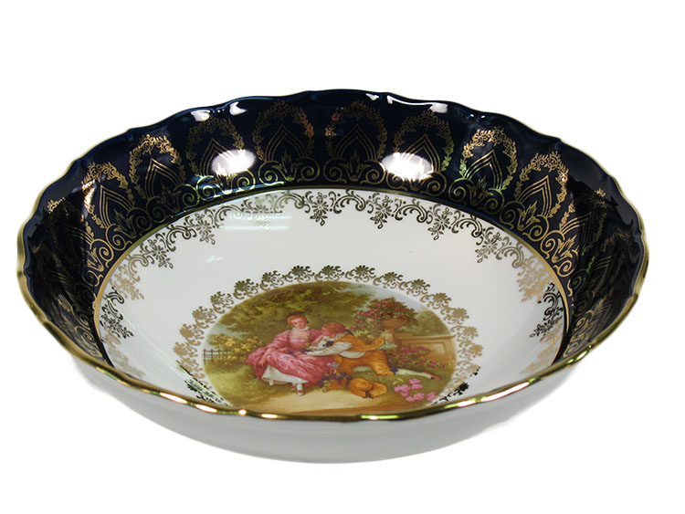 Madonna Cobalt Romeo & Juliet Fruit Bowl 24 cm